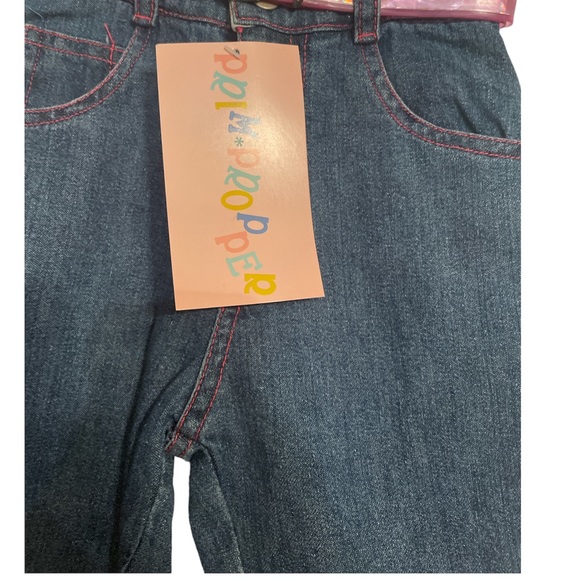 Girls Fashion Denim with Belt - Picture 2 of 4